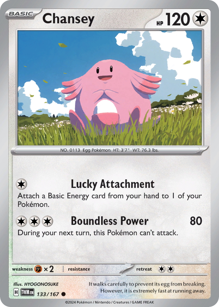 Chansey (133/167) [Scarlet & Violet: Twilight Masquerade] | Odin's Place