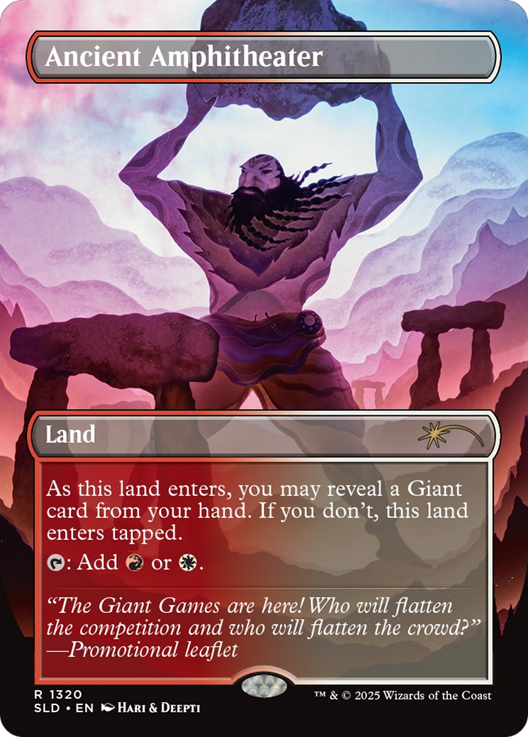 Ancient Amphitheater (Rainbow Foil) [Secret Lair Drop Series] | Odin's Place
