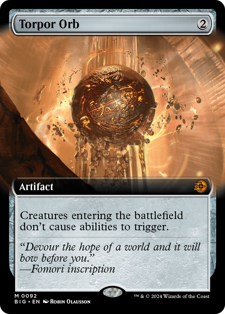 Torpor Orb (Extended Art) [Outlaws of Thunder Junction: The Big Score] | Odin's Place