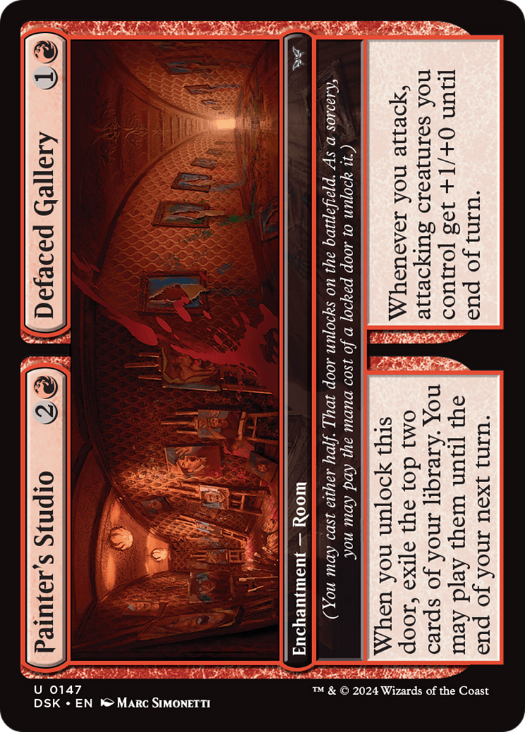 Painter's Studio // Defaced Gallery [Duskmourn: House of Horror] | Odin's Place
