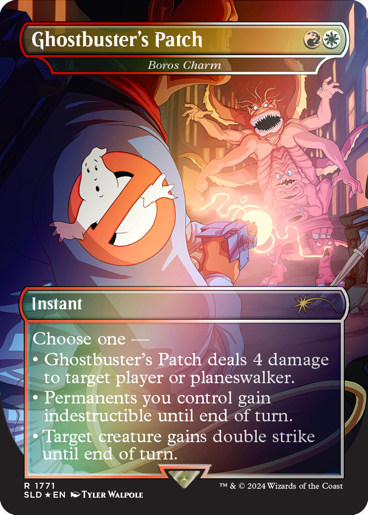 Ghostbuster's Patch - Boros Charm (Rainbow Foil) [Secret Lair Drop Series] | Odin's Place