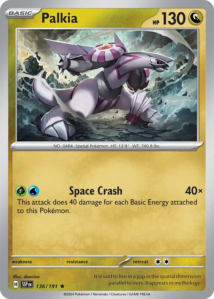 Palkia (136/191) [Scarlet & Violet: Surging Sparks] | Odin's Place