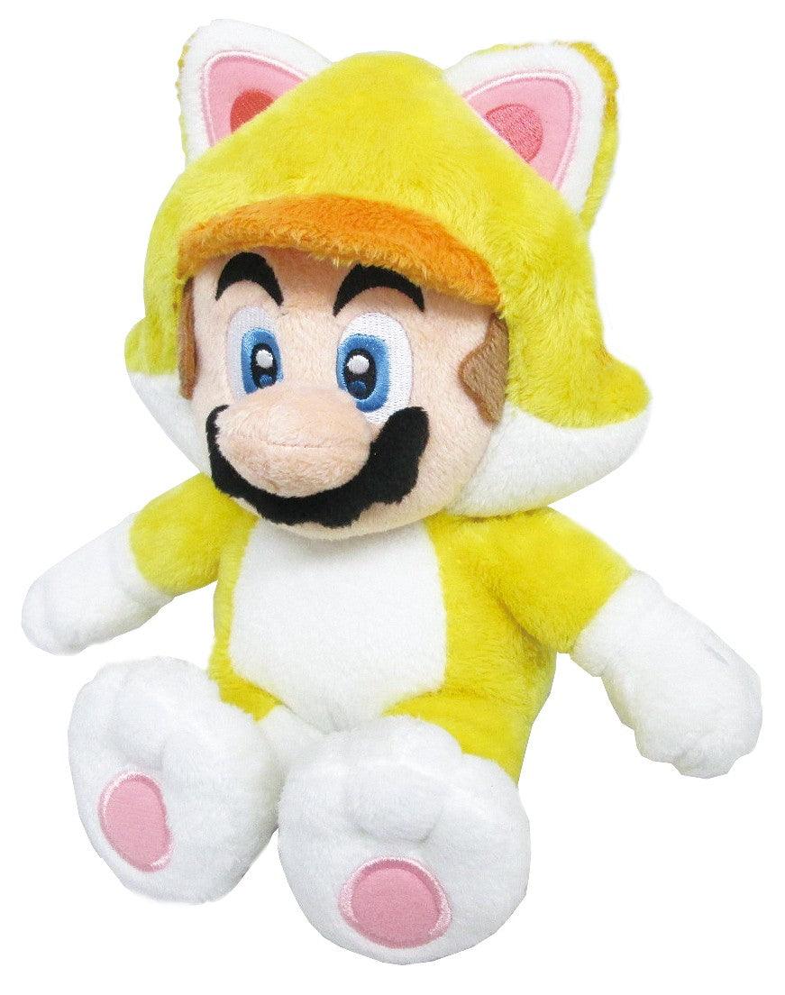 Super Mario Cat Mario 9 Inch Plush | Odin's Place