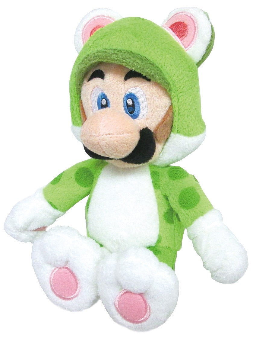 Super Mario Cat Luigi 10" Plush | Odin's Place