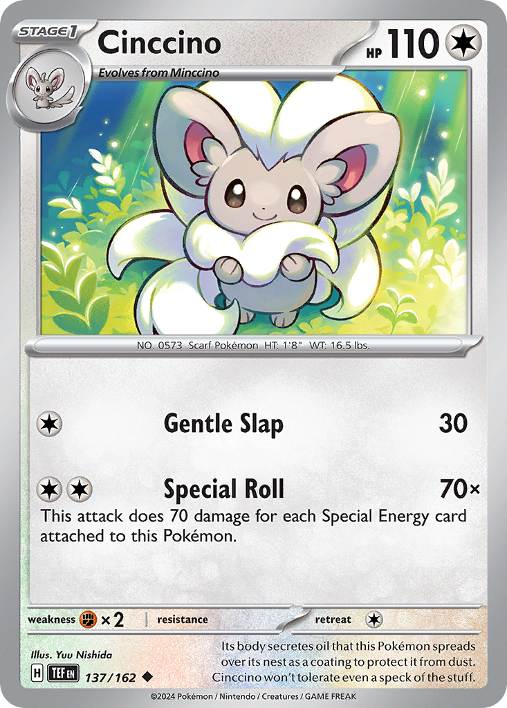 Cinccino (137/162) [Scarlet & Violet: Temporal Forces] | Odin's Place
