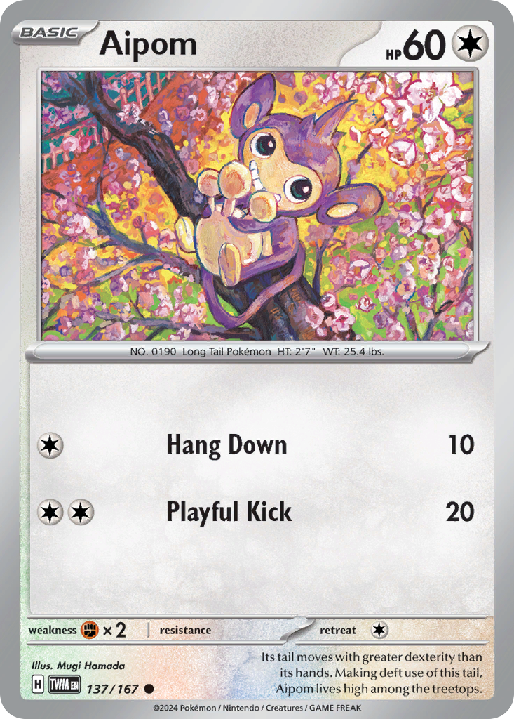 Aipom (137/167) [Scarlet & Violet: Twilight Masquerade] | Odin's Place