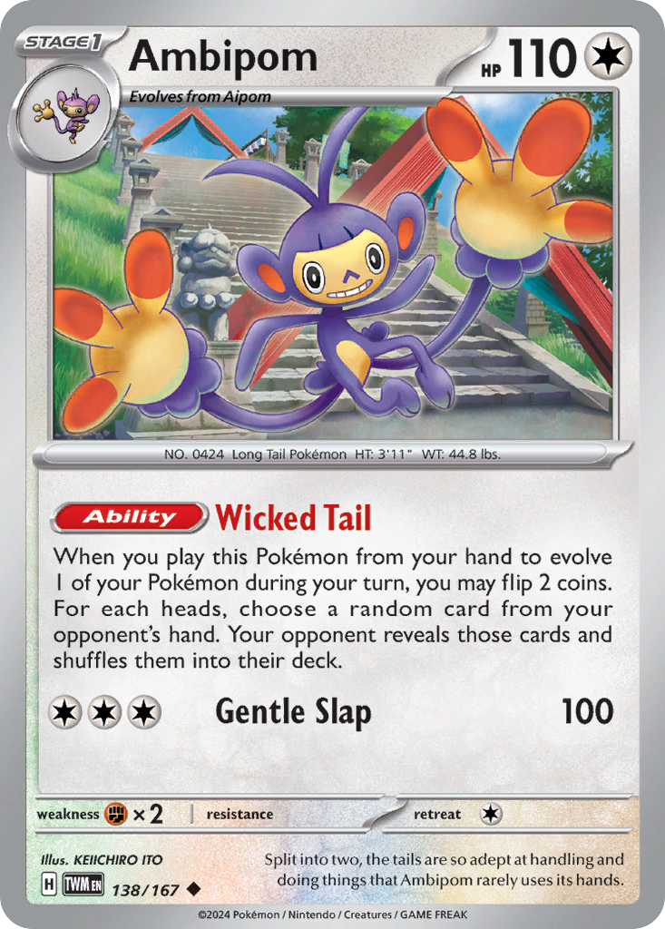 Ambipom (138/167) [Scarlet & Violet: Twilight Masquerade] | Odin's Place