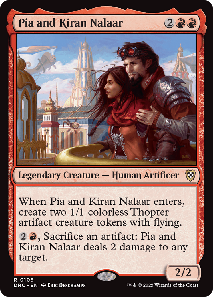 Pia and Kiran Nalaar [Aetherdrift Commander] | Odin's Place
