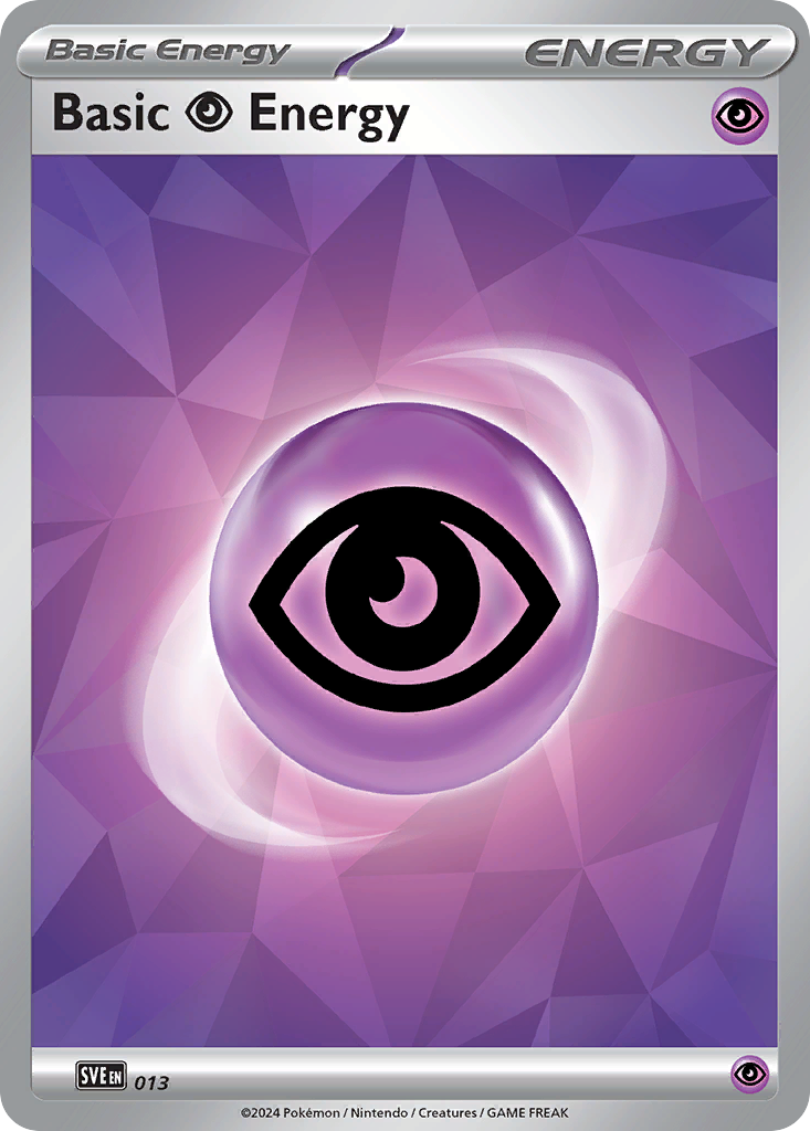 Basic Psychic Energy (013) (Cracked Ice Holo) [Scarlet & Violet: Stellar Crown] | Odin's Place