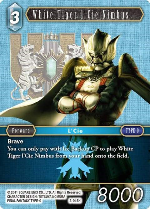 White Tiger l'Cie Nimbus [Opus III] | Odin's Place