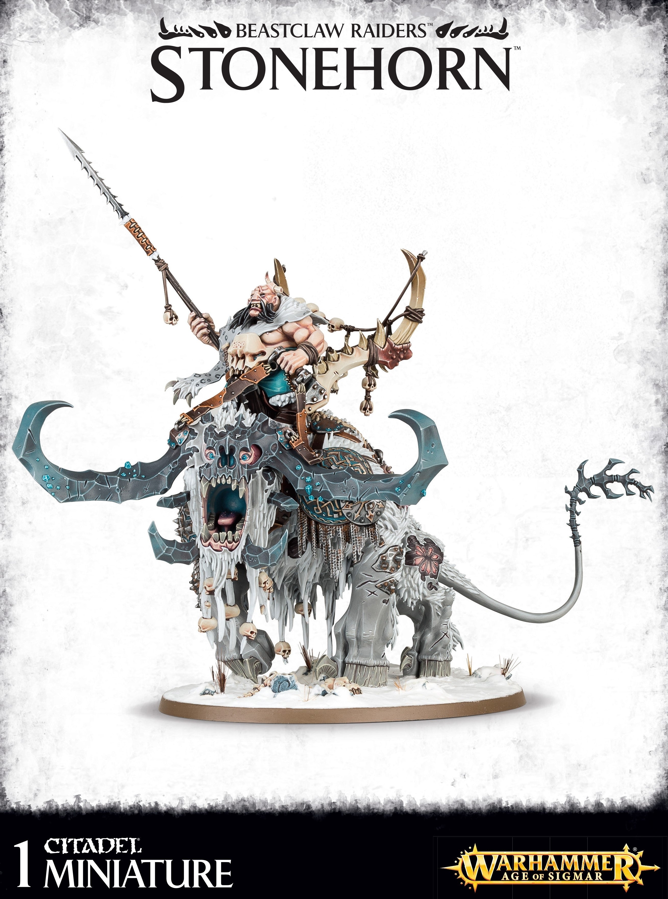 Image for Warhammer: Age of Sigmar - Beastclaw Raiders Stonehorn - Warhammer Box Sets | Odin's Place