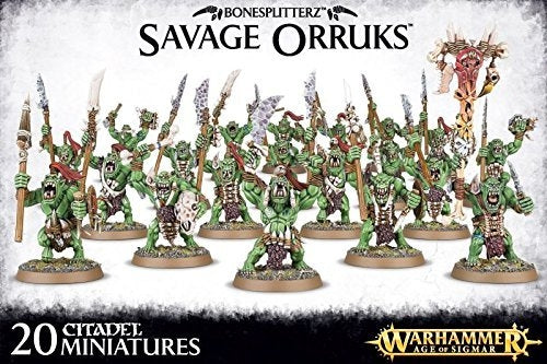 Image for Warhammer: Age of Sigmar - Bonesplitterz Savage Orruks - Warhammer Box Sets | Odin's Place