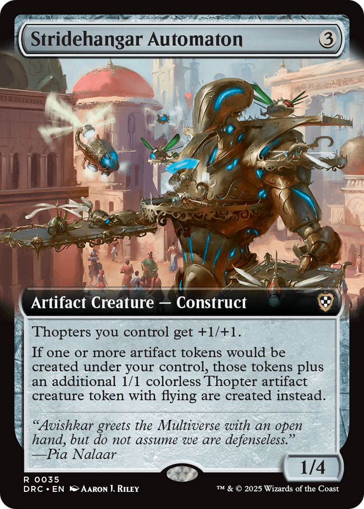 Stridehangar Automaton (Extended Art) [Aetherdrift Commander] | Odin's Place