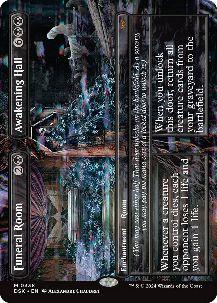 Funeral Room // Awakening Hall (Borderless) [Duskmourn: House of Horror] | Odin's Place