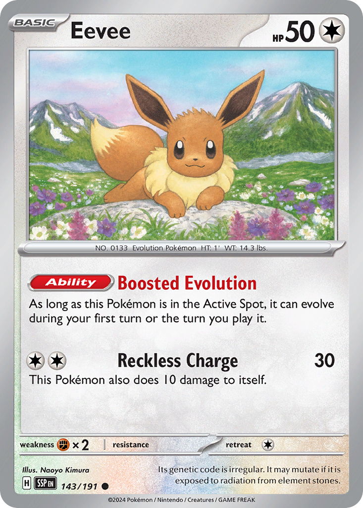 Eevee (143/191) [Scarlet & Violet: Surging Sparks] | Odin's Place