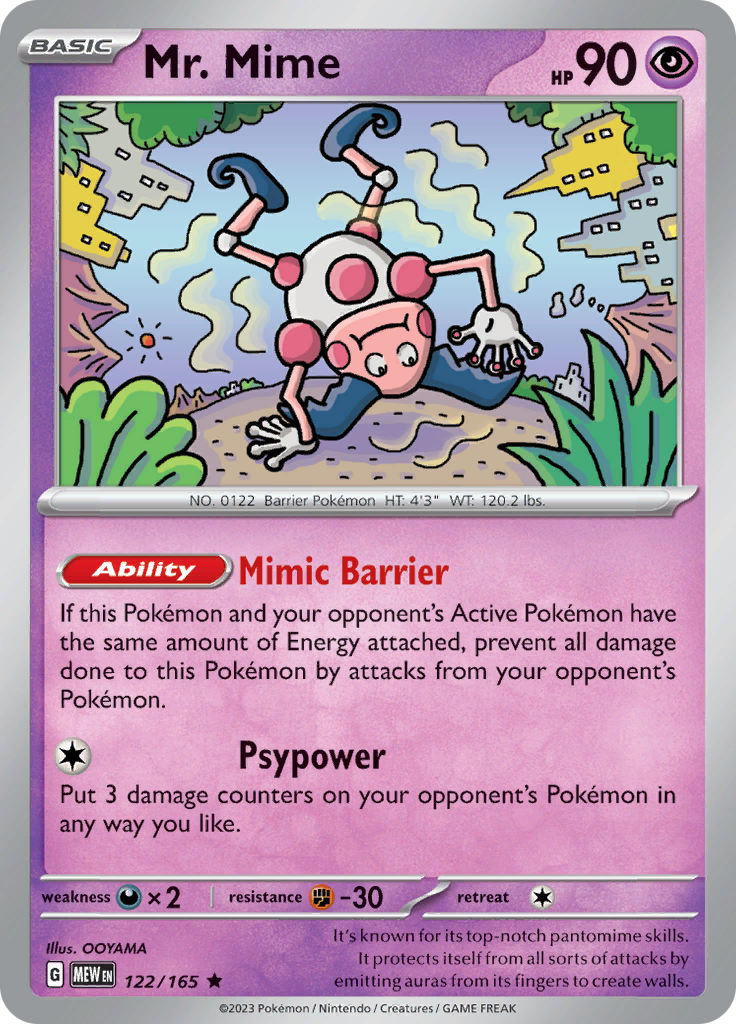 Mr. Mime (122/165) [Scarlet & Violet 151] | Odin's Place
