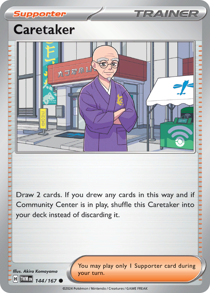 Caretaker (144/167) [Scarlet & Violet: Twilight Masquerade] | Odin's Place