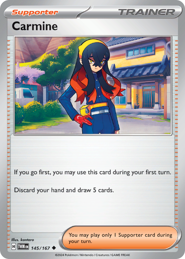 Carmine (145/167) [Scarlet & Violet: Twilight Masquerade] | Odin's Place