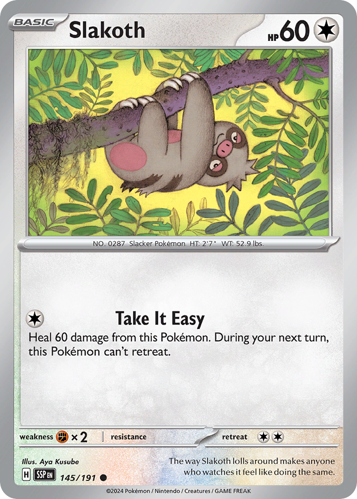 Slakoth (145/191) [Scarlet & Violet: Surging Sparks] | Odin's Place