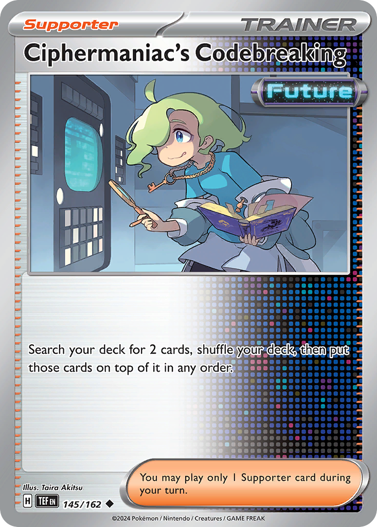 Ciphermaniac's Codebreaking (145/162) [Scarlet & Violet: Temporal Forces] | Odin's Place