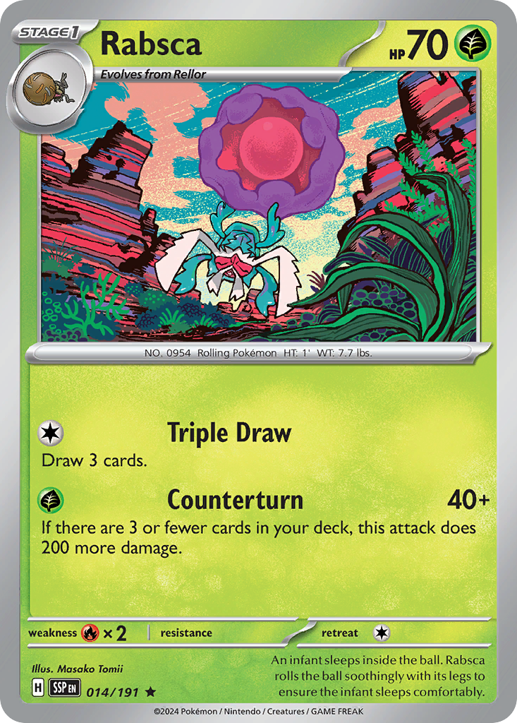 Rabsca (014/191) (Deck Exclusives) [Scarlet & Violet: Surging Sparks] | Odin's Place