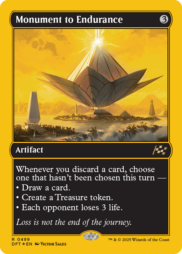 Monument to Endurance (First-Place Foil) [Aetherdrift] | Odin's Place