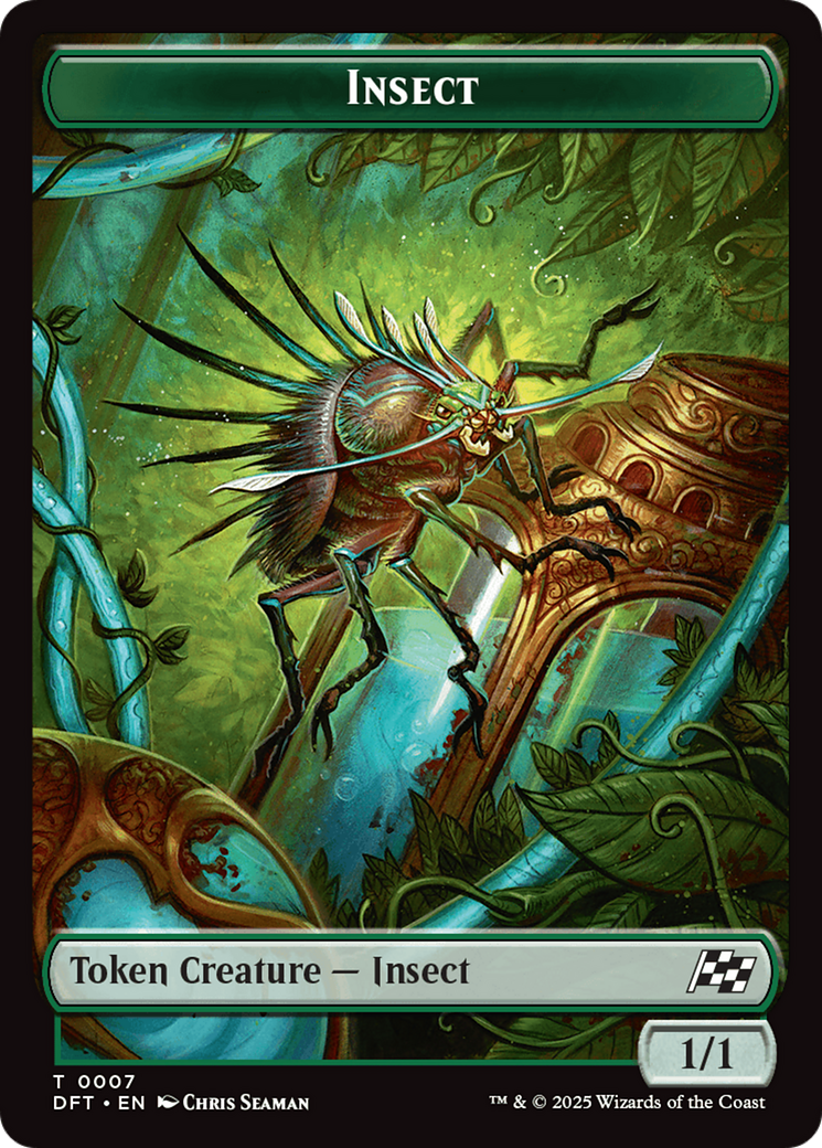 Insect // Elephant Double-Sided Token [Aetherdrift Tokens] | Odin's Place