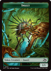 Insect // Elephant Double-Sided Token [Aetherdrift Tokens] | Odin's Place