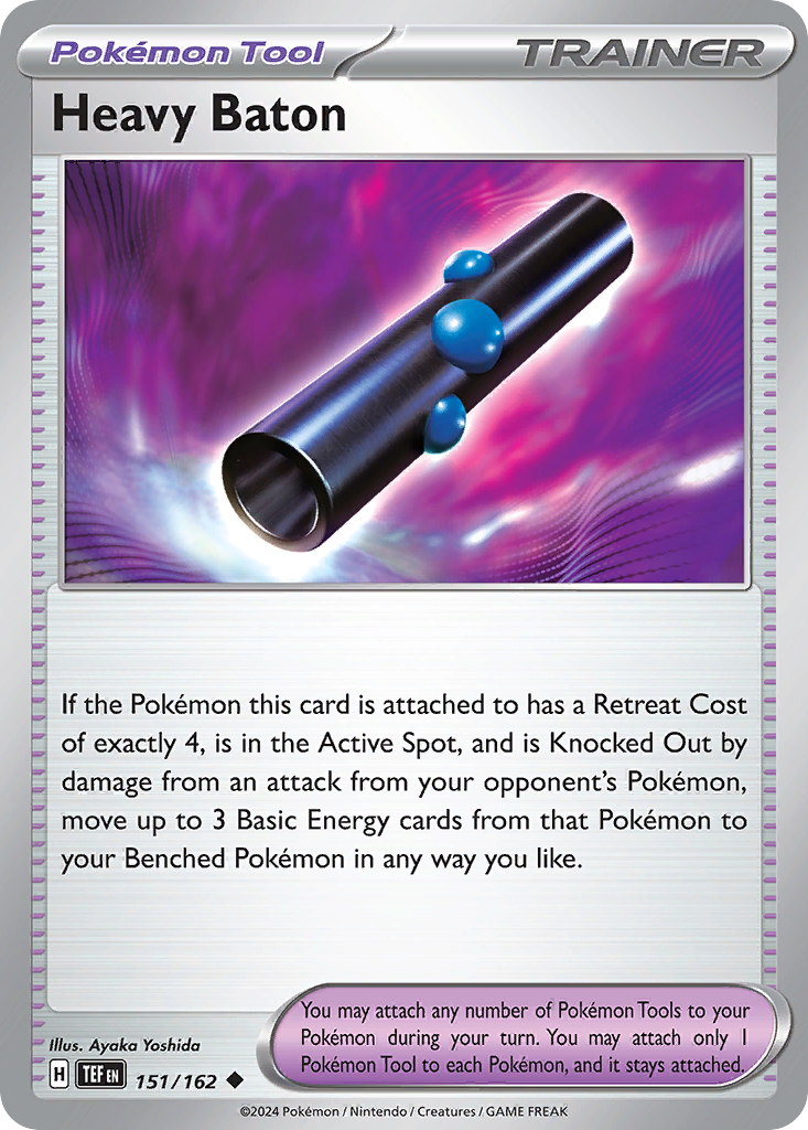 Heavy Baton (151/162) [Scarlet & Violet: Temporal Forces] | Odin's Place