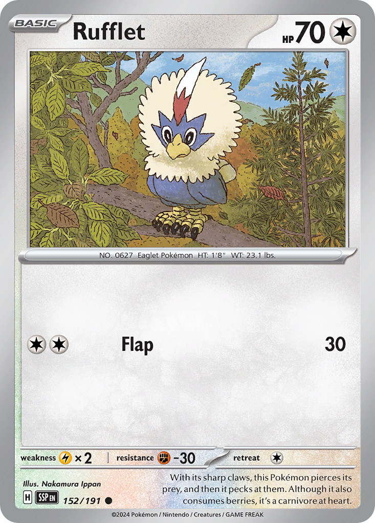 Rufflet (152/191) [Scarlet & Violet: Surging Sparks] | Odin's Place