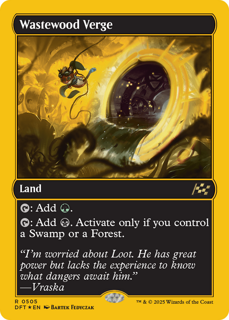 Wastewood Verge (First-Place Foil) [Aetherdrift] | Odin's Place