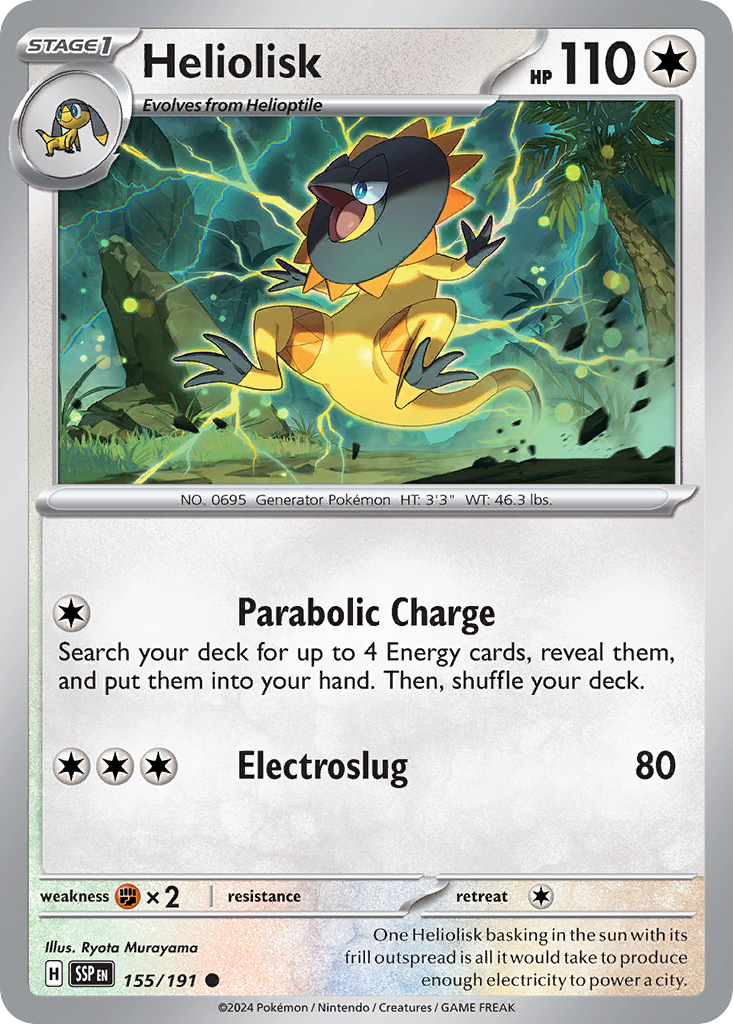 Heliolisk (155/191) [Scarlet & Violet: Surging Sparks] | Odin's Place