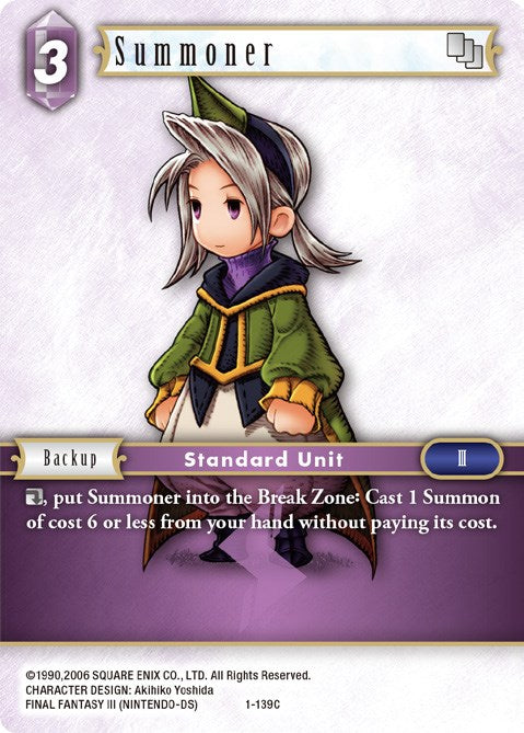 Summoner (Luneth) [Opus I] | Odin's Place