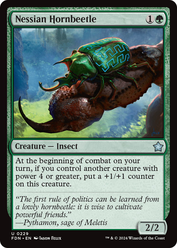 Nessian Hornbeetle [Foundations] | Odin's Place