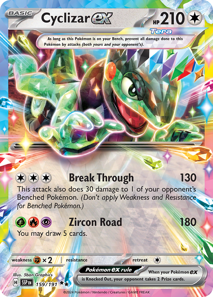 Cyclizar ex (159/191) [Scarlet & Violet: Surging Sparks] | Odin's Place