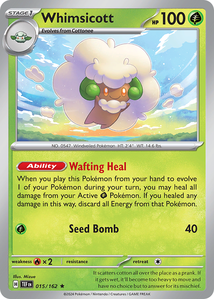 Whimsicott (015/162) [Scarlet & Violet: Temporal Forces] | Odin's Place