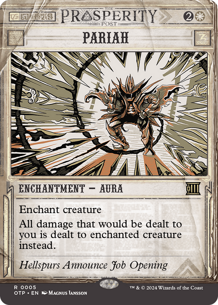 Pariah [Outlaws of Thunder Junction: Breaking News] | Odin's Place