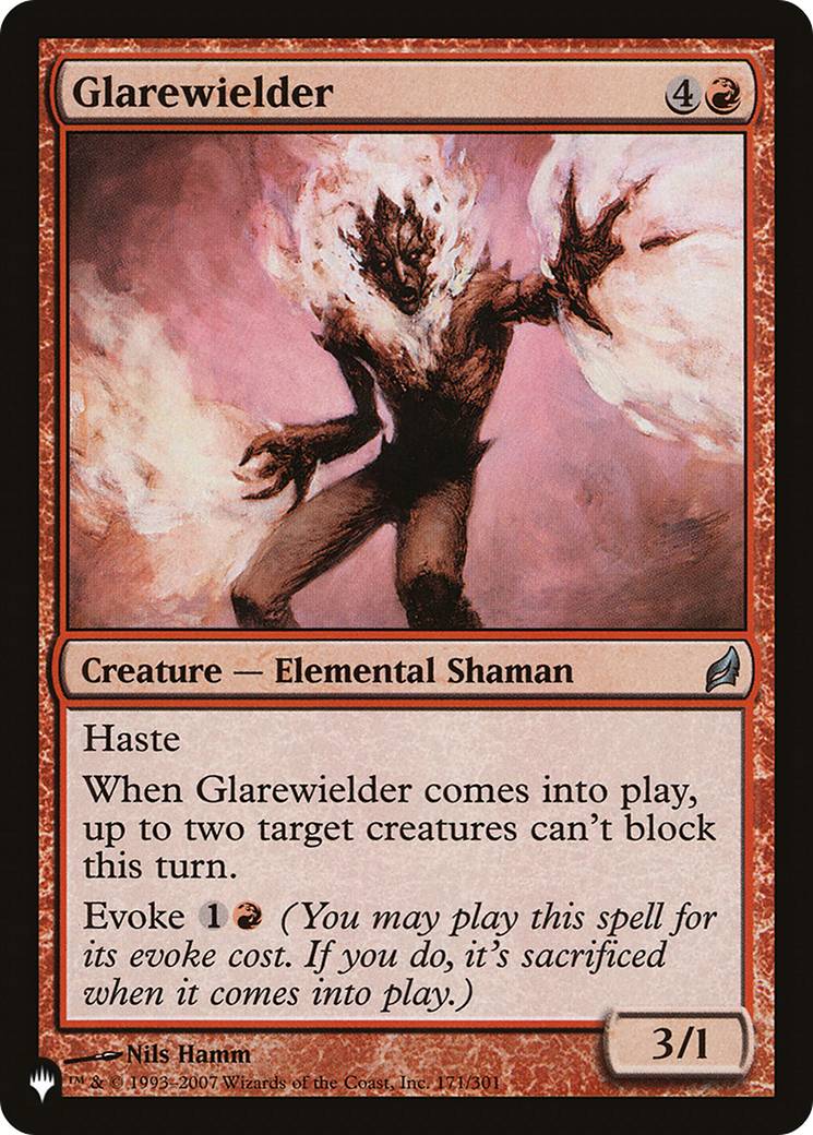 Glarewielder [The List] | Odin's Place