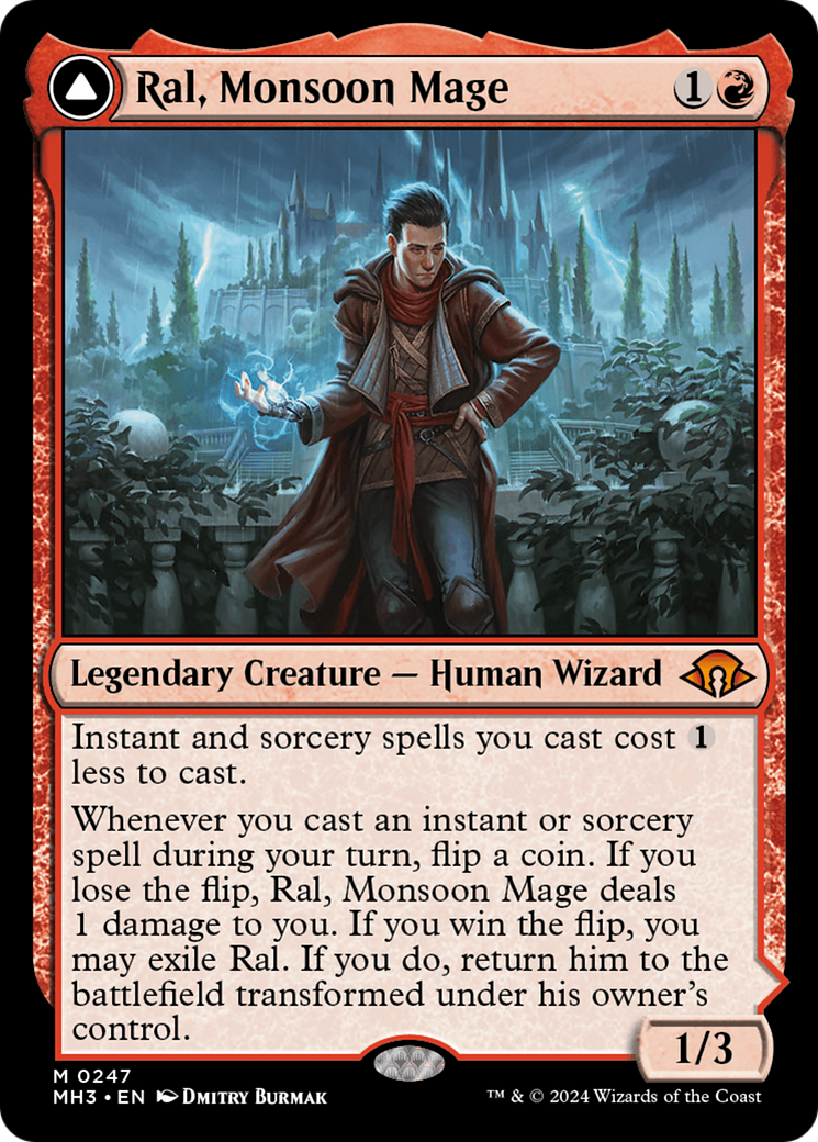 Ral, Monsoon Mage // Ral, Leyline Prodigy [Modern Horizons 3] | Odin's Place