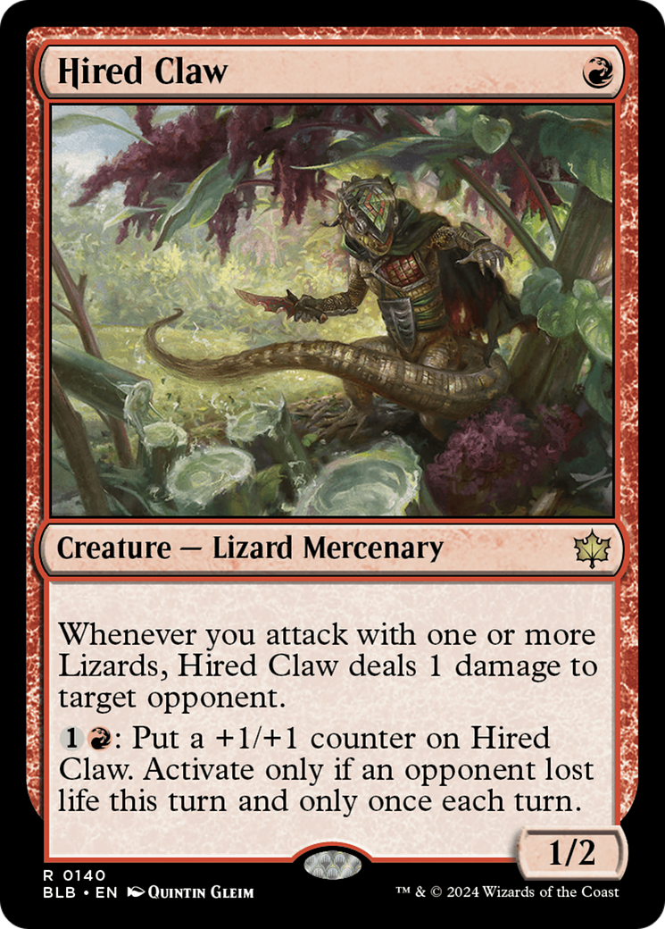 Hired Claw [Bloomburrow] | Odin's Place