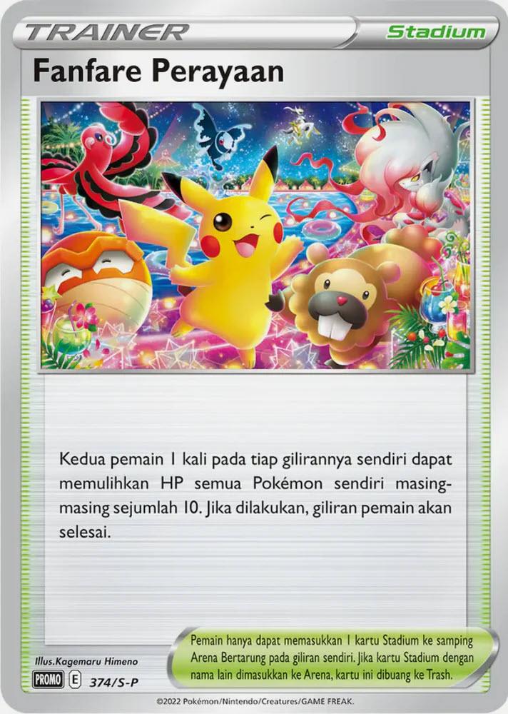Fanfare Perayaan (374/S-P) [Indonesian Pokemon Promo] | Odin's Place