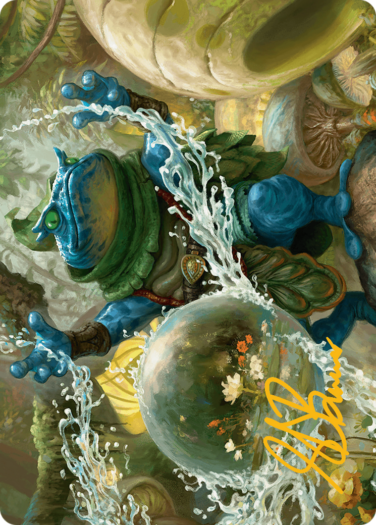 Pond Prophet Art Card (Gold-Stamped Signature) [Bloomburrow Art Series] | Odin's Place