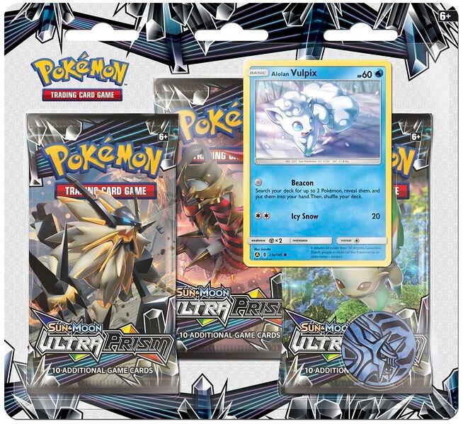 Pokemon TCG Sun & Mon Ultra Prism 3-Pack Booster Blister Pack | Odin's Place