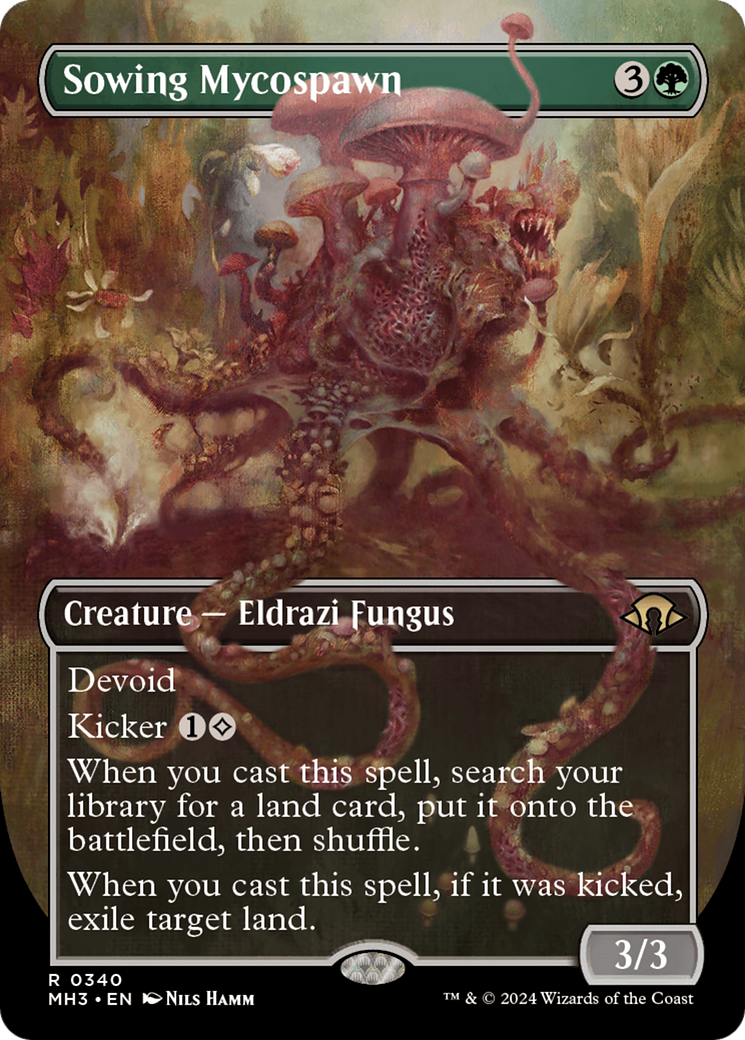Sowing Mycospawn (Borderless) [Modern Horizons 3] | Odin's Place