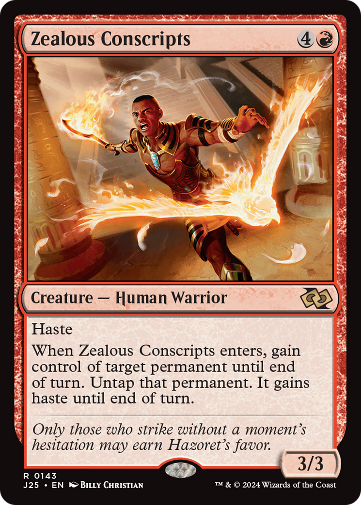 Zealous Conscripts [Foundations Jumpstart] | Odin's Place