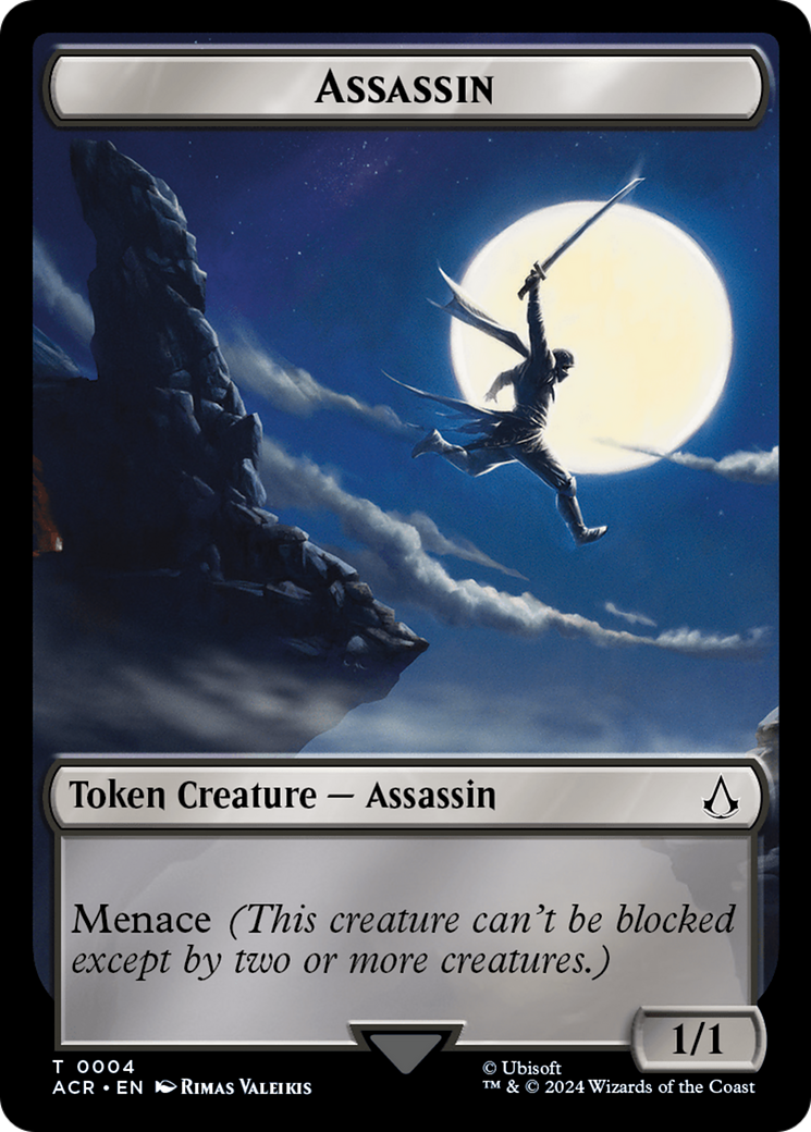 Assassin // Phobos Double-Sided Token [Assassin's Creed Tokens] | Odin's Place
