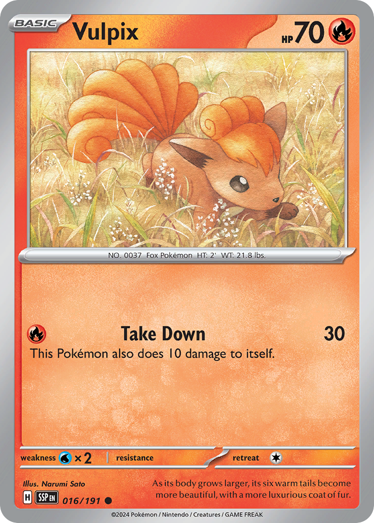 Vulpix (016/191) [Scarlet & Violet: Surging Sparks] | Odin's Place