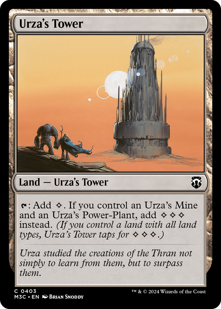 Urza's Tower (Ripple Foil) [Modern Horizons 3 Commander] | Odin's Place