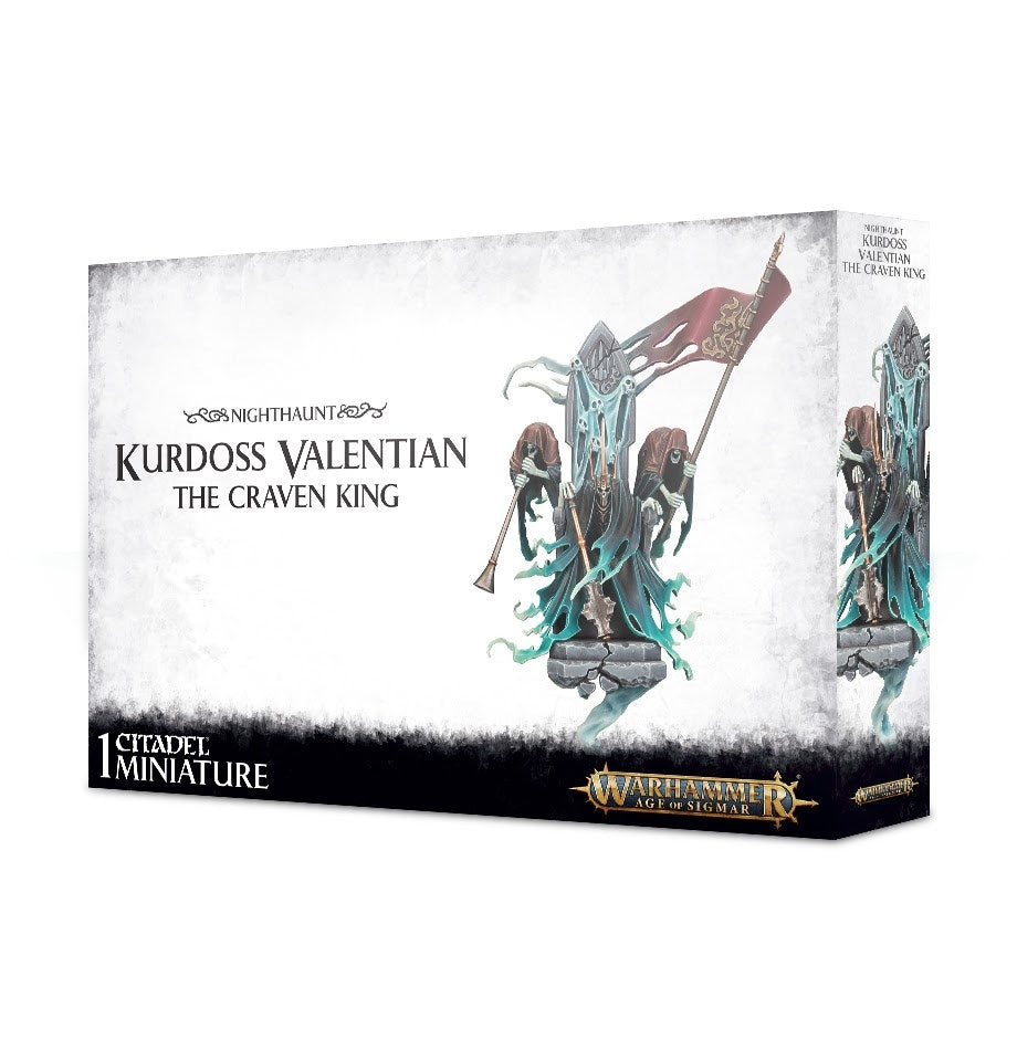 Image for Warhammer: Age of Sigmar - Nighthaunt - Kurdoss Valentian The Craven King - Warhammer Box Sets | Odin's Place