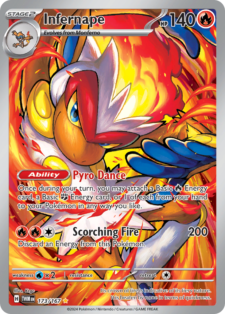 Infernape (173/167) [Scarlet & Violet: Twilight Masquerade] | Odin's Place